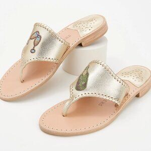 Jack Roger's 7.5 Gold Sandals